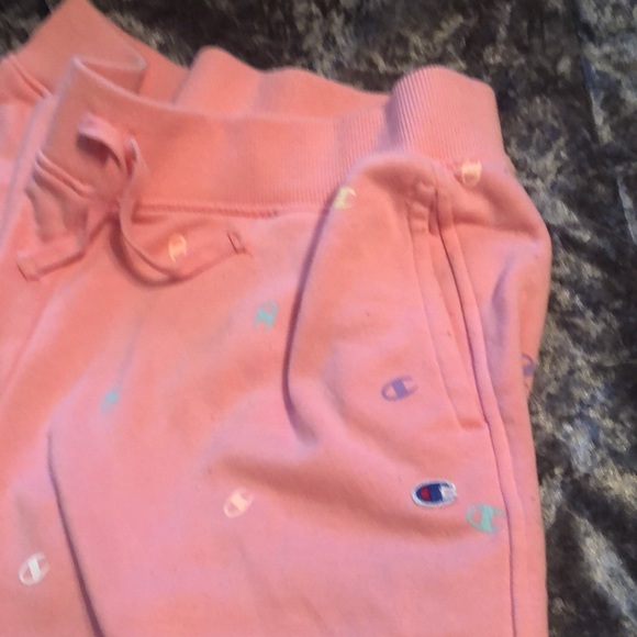 Girls champion sweatpants pink xl - Picture 3 of 4